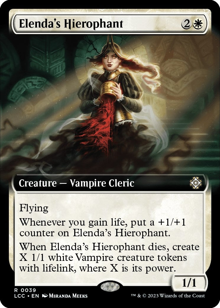 Image for Elenda's Hierophant (Extended Art) (39) [The Lost Caverns of Ixalan] - Magic: The Gathering