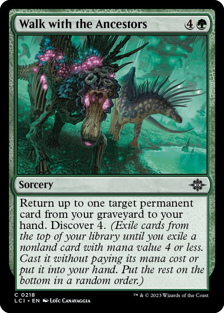Image for Walk with the Ancestors (218) [The Lost Caverns of Ixalan] - Magic: The Gathering