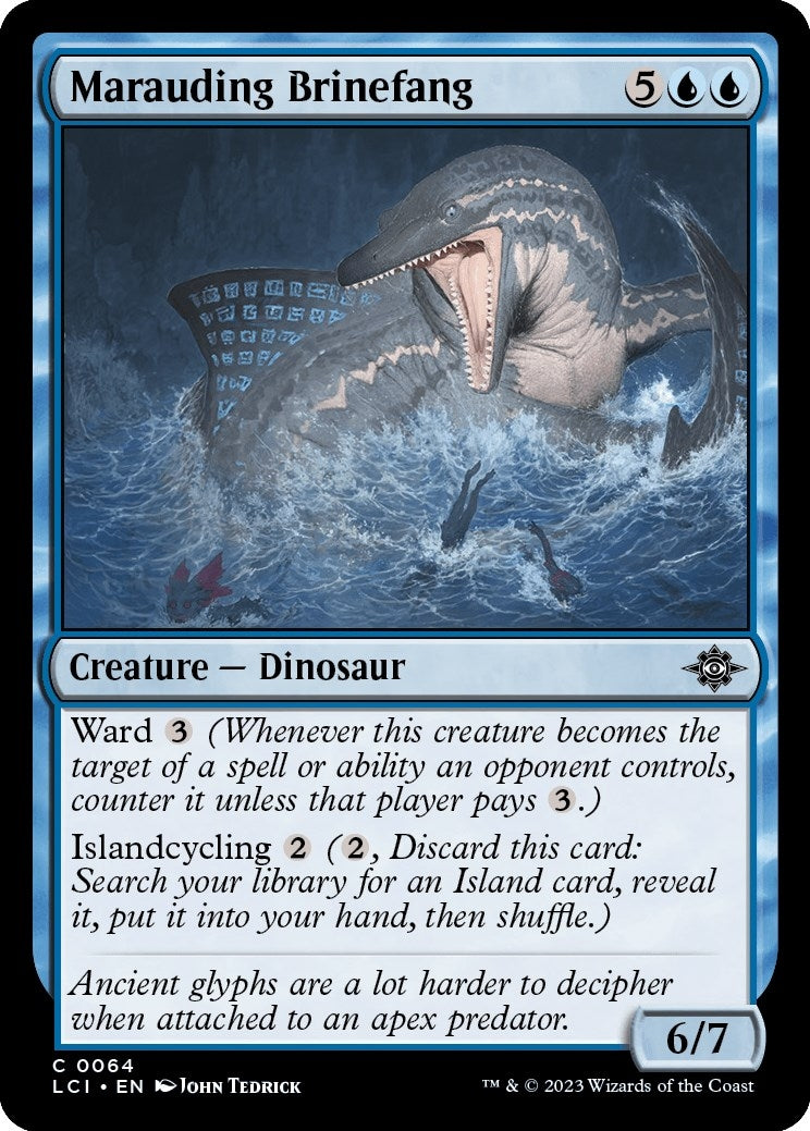 Image for Marauding Brinefang (64) [The Lost Caverns of Ixalan] - Magic: The Gathering