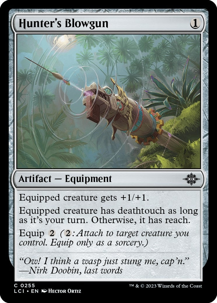 Image for Hunter's Blowgun (255) [The Lost Caverns of Ixalan] - Magic: The Gathering