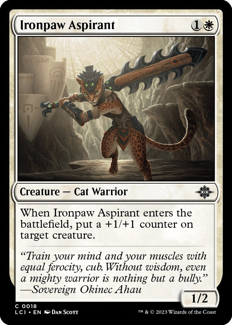 Image for Ironpaw Aspirant (18) [The Lost Caverns of Ixalan] - Magic: The Gathering