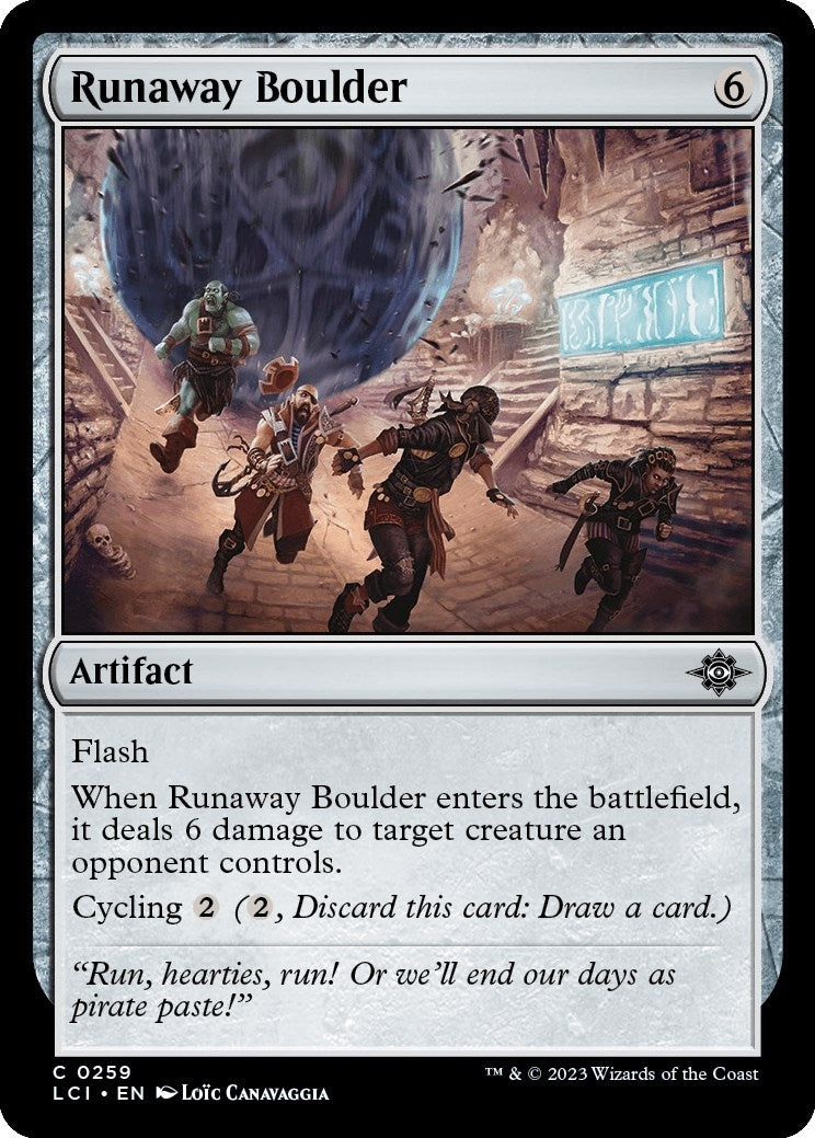 Image for Runaway Boulder (259) [The Lost Caverns of Ixalan] - Magic: The Gathering
