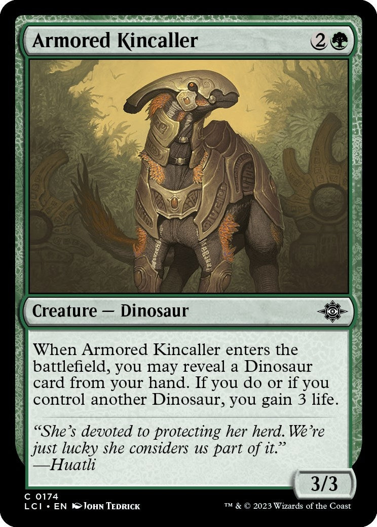 Image for Armored Kincaller (174) [The Lost Caverns of Ixalan] - Magic: The Gathering