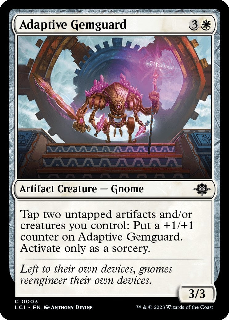 Image for Adaptive Gemguard (3) [The Lost Caverns of Ixalan] - Magic: The Gathering