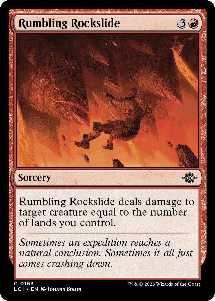 Image for Rumbling Rockslide (163) [The Lost Caverns of Ixalan] - Magic: The Gathering