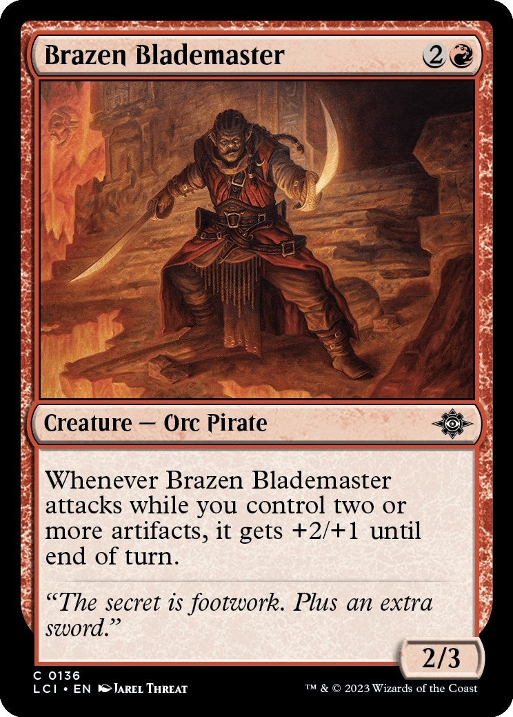 Image for Brazen Blademaster (136) [The Lost Caverns of Ixalan] - Magic: The Gathering