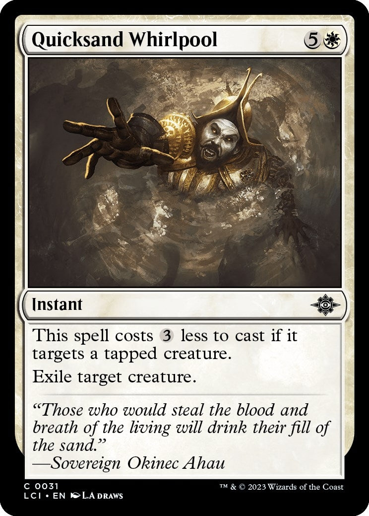 Image for Quicksand Whirlpool (31) [The Lost Caverns of Ixalan] - Magic: The Gathering