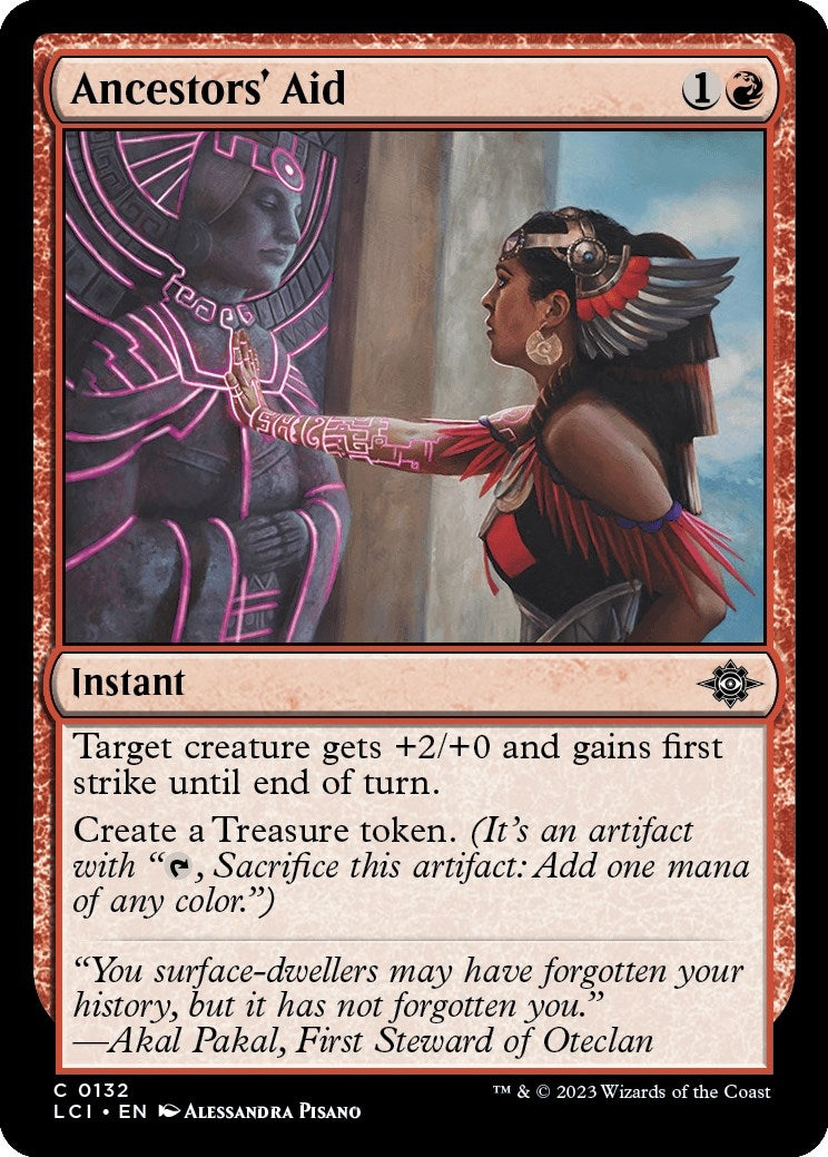 Image for Ancestors' Aid (132) [The Lost Caverns of Ixalan] - Magic: The Gathering