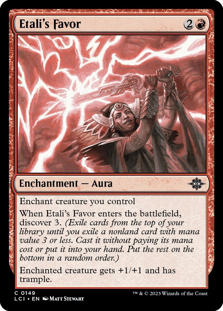 Image for Etali's Favor (149) [The Lost Caverns of Ixalan] - Magic: The Gathering
