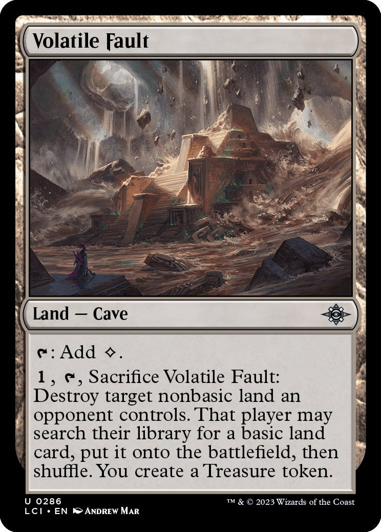 Image for Volatile Fault (286) [The Lost Caverns of Ixalan] - Magic: The Gathering