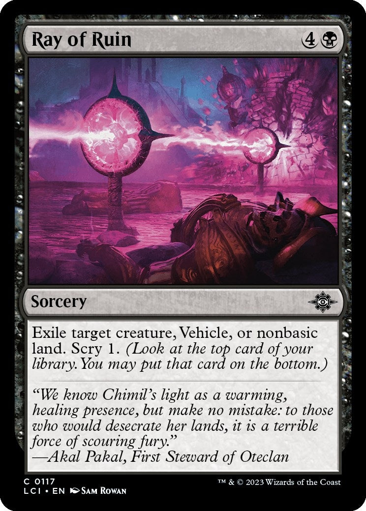 Image for Ray of Ruin (117) [The Lost Caverns of Ixalan] - Magic: The Gathering