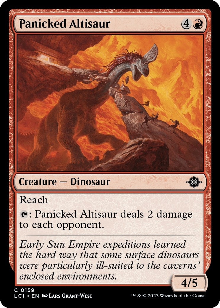 Image for Panicked Altisaur (159) [The Lost Caverns of Ixalan] - Magic: The Gathering