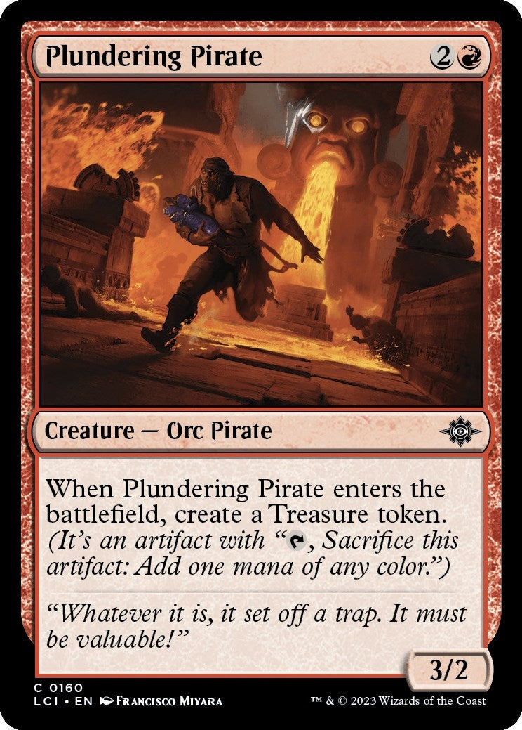 Image for Plundering Pirate (160) [The Lost Caverns of Ixalan] - Magic: The Gathering