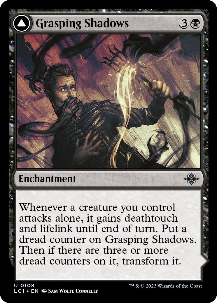Image for Grasping Shadows (108) [The Lost Caverns of Ixalan] - Magic: The Gathering