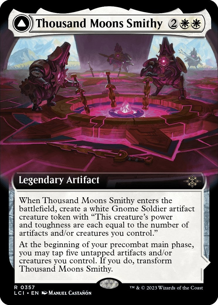 Image for Thousand Moons Smithy (Extended Art) (357) [The Lost Caverns of Ixalan] - Magic: The Gathering