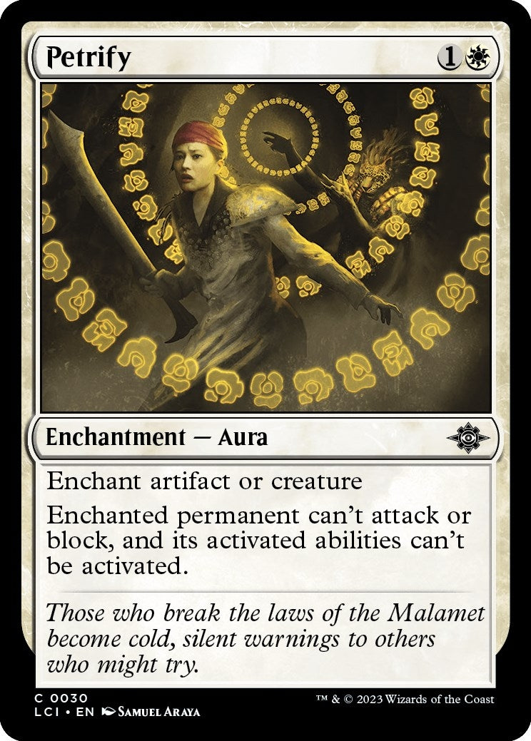 Image for Petrify (30) [The Lost Caverns of Ixalan] - Magic: The Gathering
