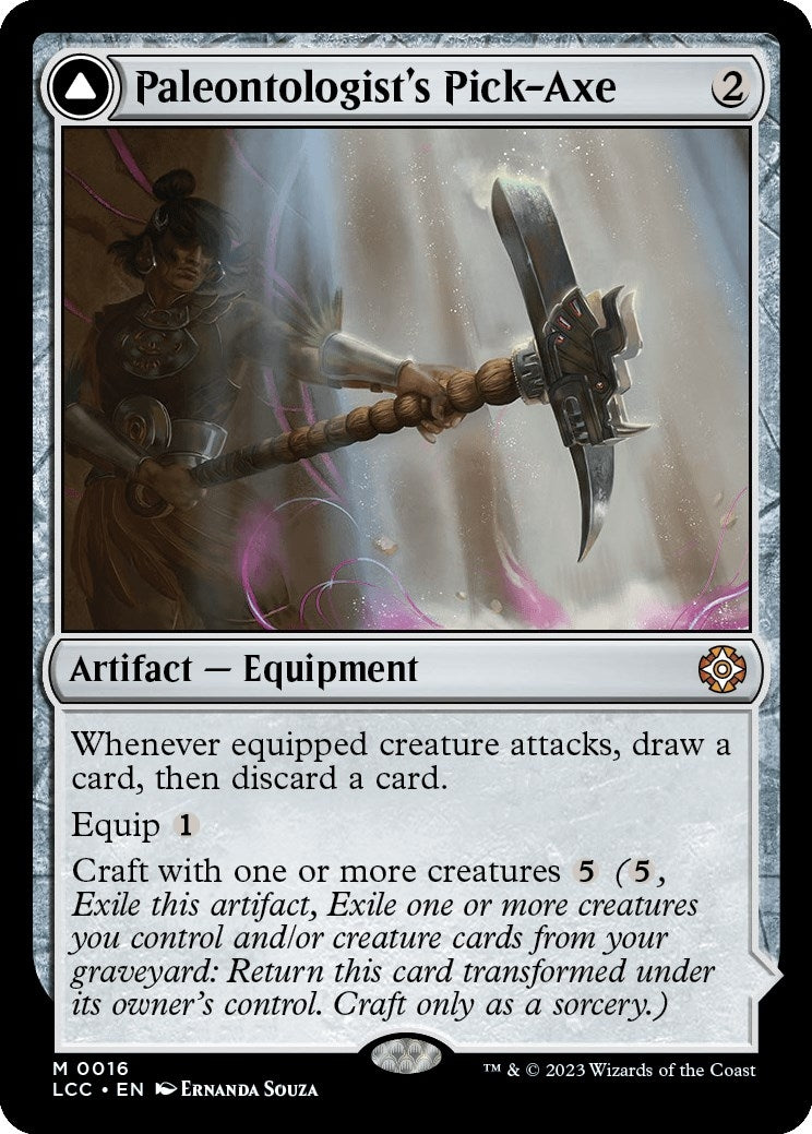Image for Paleontologist's Pick-Axe (16) [The Lost Caverns of Ixalan] - Magic: The Gathering