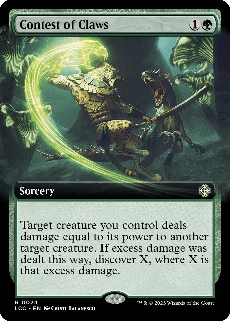 Image for Contest of Claws (Extended Art) (24) [The Lost Caverns of Ixalan] - Magic: The Gathering