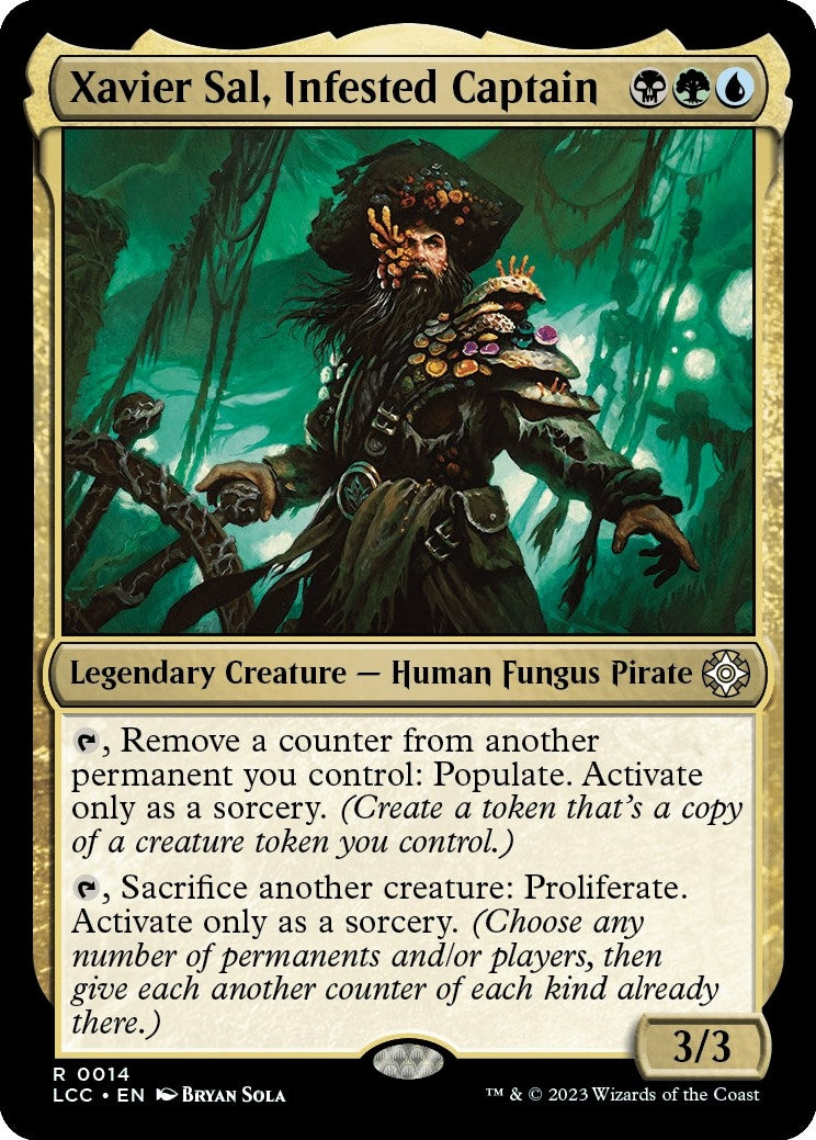 Image for Xavier Sal, Infested Captain (14) [The Lost Caverns of Ixalan] - Magic: The Gathering