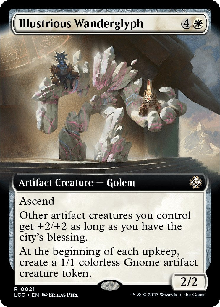 Illustrious Wanderglyph (Extended Art) (21) [Commander: The Lost Caverns of Ixalan]