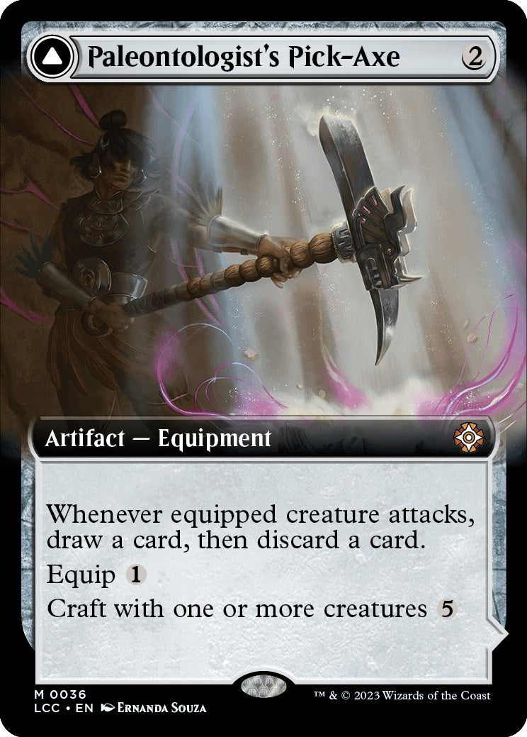 Image for Paleontologist's Pick-Axe (Extended Art) (36) [The Lost Caverns of Ixalan] - Magic: The Gathering