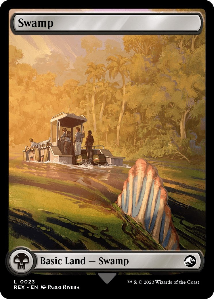 Image for Swamp (23) [Universes Beyond: Jurassic World Collection] - Magic: The Gathering