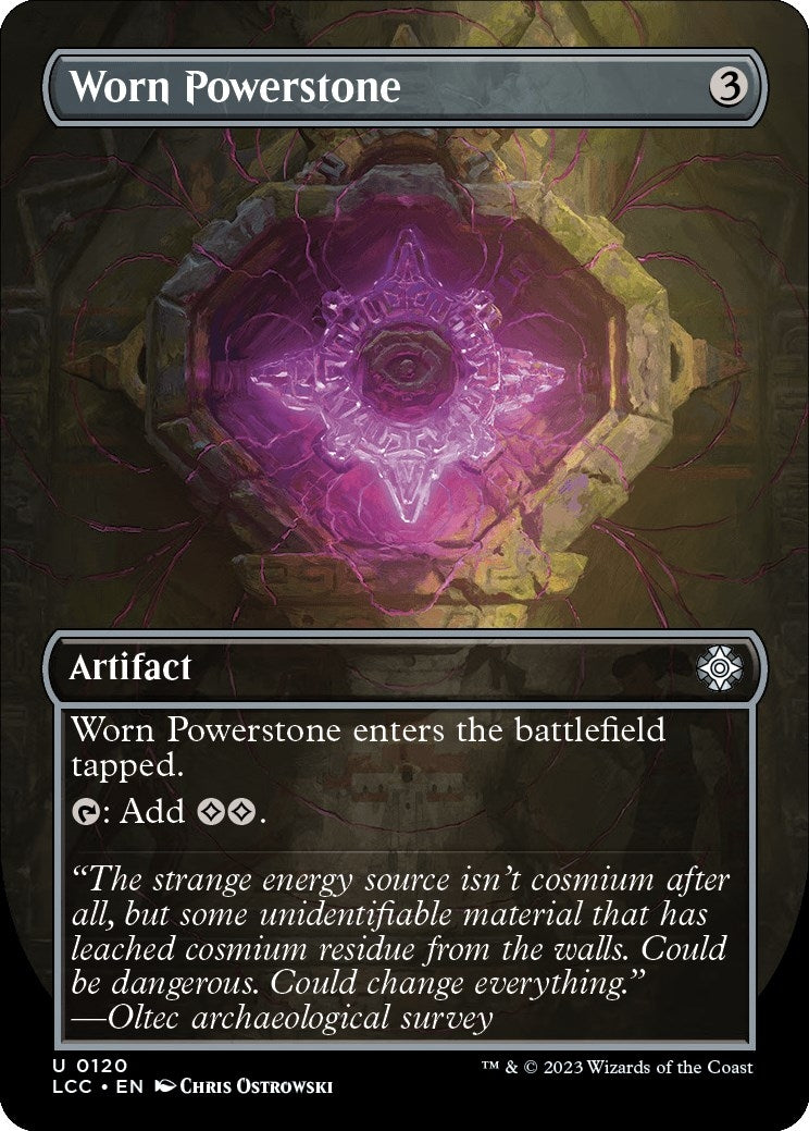 Image for Worn Powerstone (Borderless) (120) [The Lost Caverns of Ixalan] - Magic: The Gathering