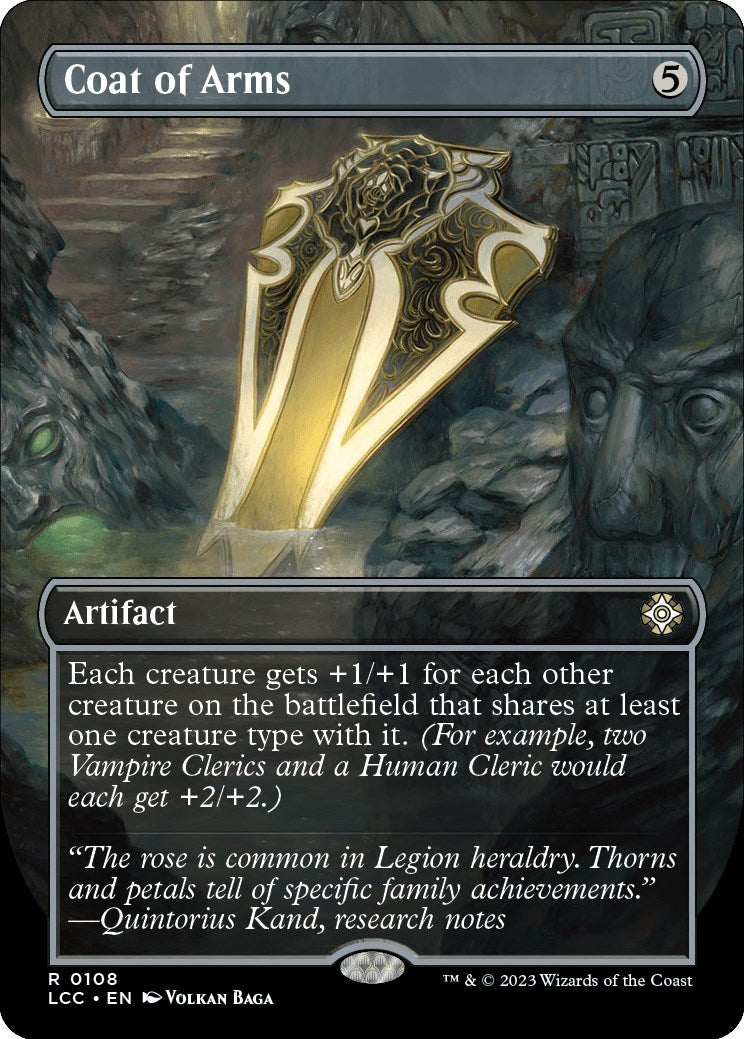 Image for Coat of Arms (Borderless) (108) [The Lost Caverns of Ixalan] - Magic: The Gathering