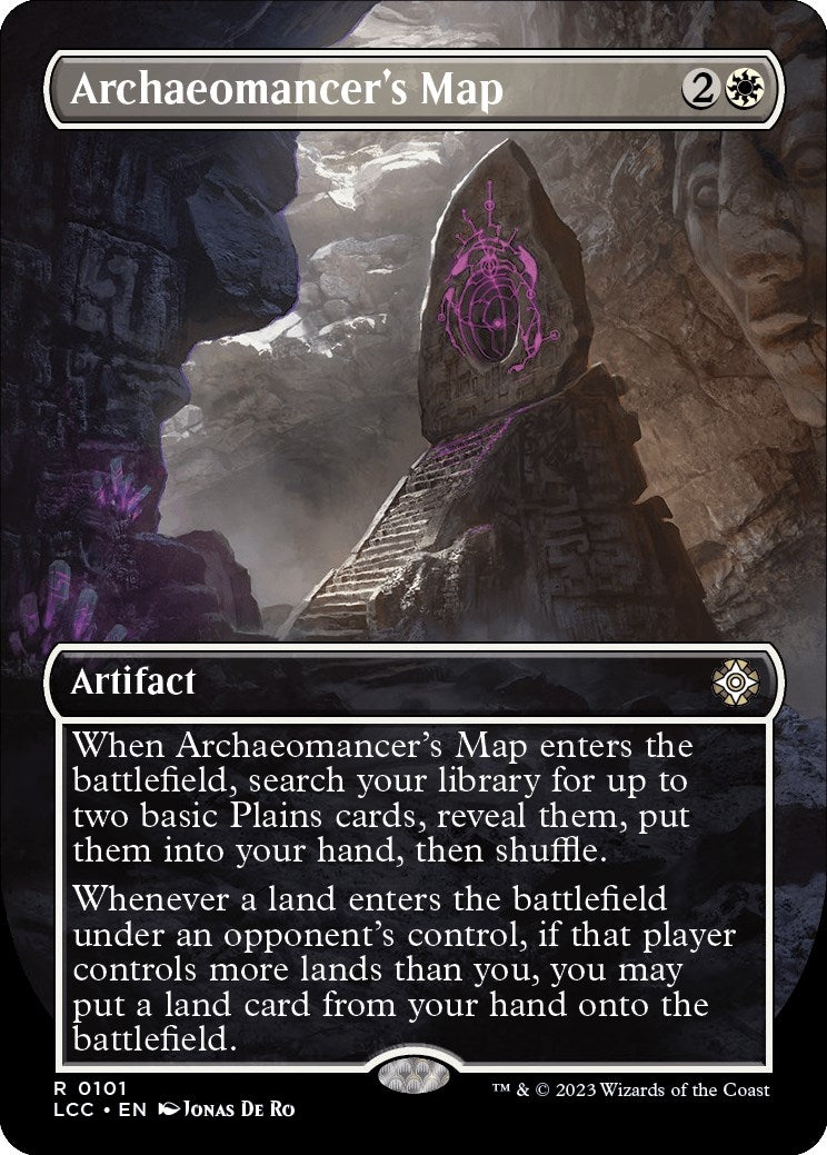 Image for Archaeomancer's Map (Borderless) (101) [The Lost Caverns of Ixalan] - Magic: The Gathering