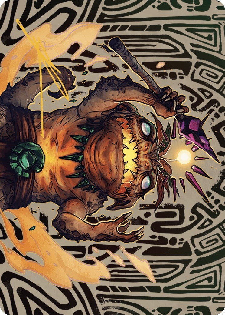Image for Zoyowa Lava-Tongue Art Card (Gold-Stamped Signature) (54) [The Lost Caverns of Ixalan] - Magic: The Gathering