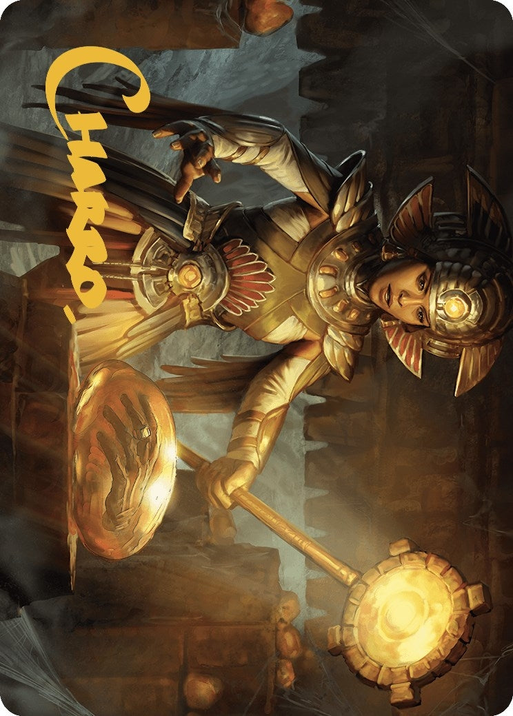 Image for Curator of Sun's Creation Art Card (Gold-Stamped Signature) (18) [The Lost Caverns of Ixalan] - Magic: The Gathering