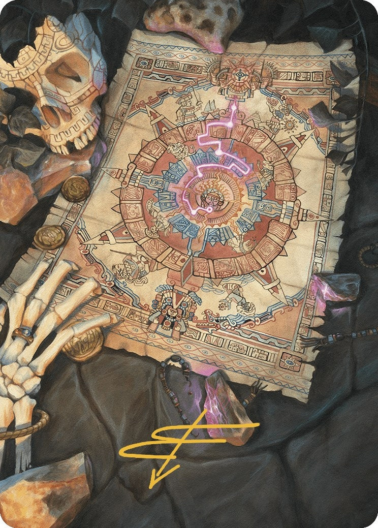 Image for Map Token Art Card (Gold-Stamped Signature) (68) [The Lost Caverns of Ixalan] - Magic: The Gathering