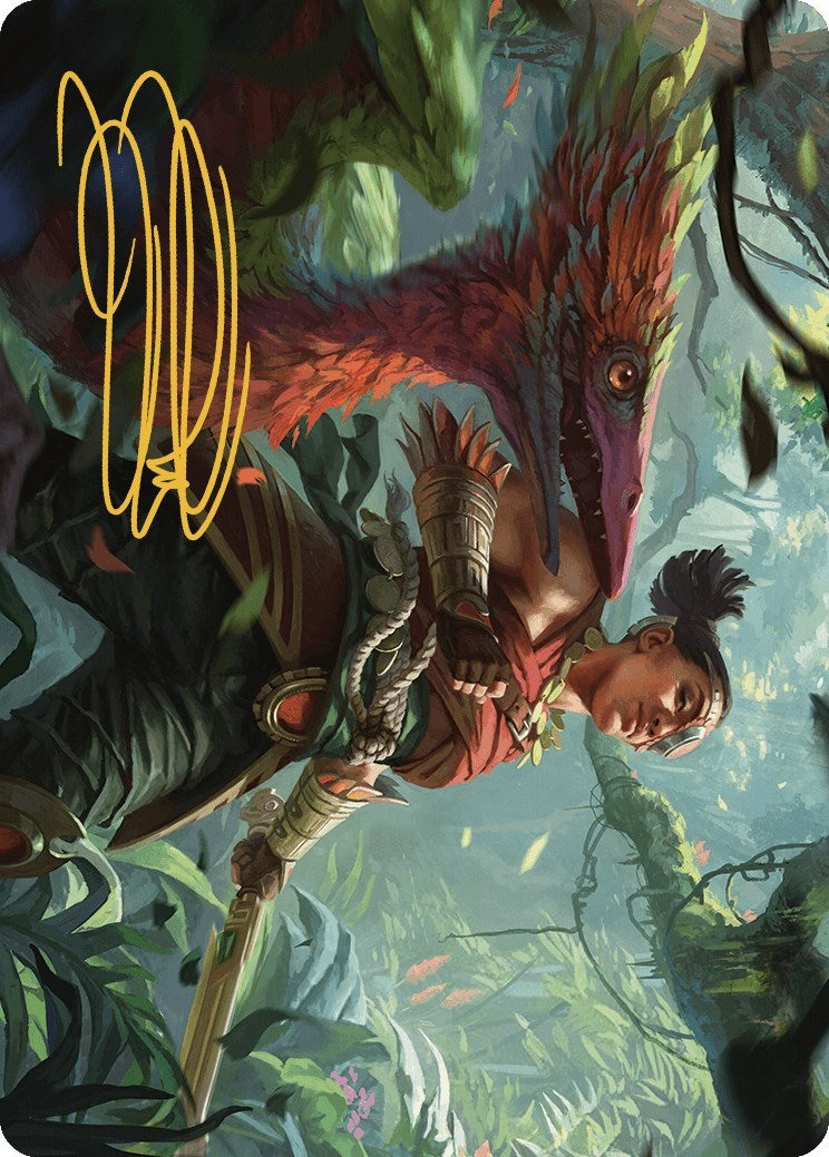 Image for Wayta, Trainer Prodigy Art Card (Gold-Stamped Signature) (71) [The Lost Caverns of Ixalan] - Magic: The Gathering