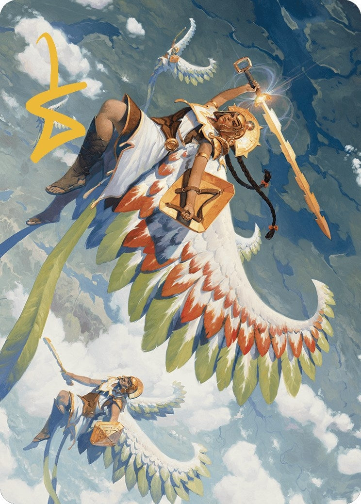 Image for Resplendent Angel Art Card (5/81) (Gold-Stamped Signature) (5) [The Lost Caverns of Ixalan] - Magic: The Gathering