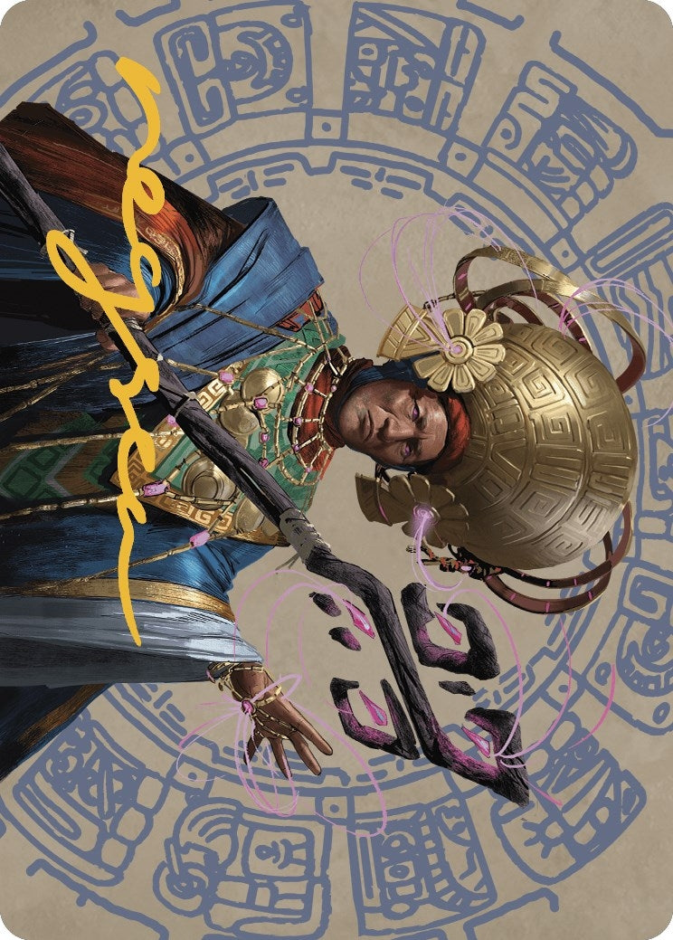 Image for Akal Pakal, First Among Equals Art Card (46/81) (Gold-Stamped Signature) (46) [The Lost Caverns of Ixalan] - Magic: The Gathering