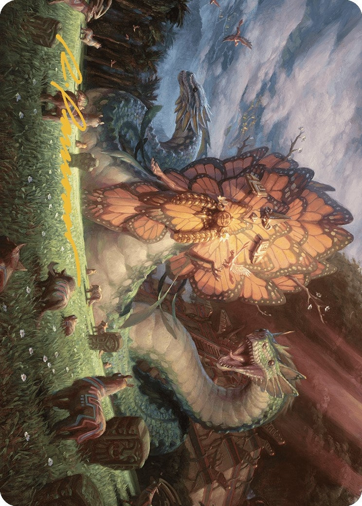 Image for Ojer Kaslem, Deepest Growth Art Card (30/81) (Gold-Stamped Signature) (30) [The Lost Caverns of Ixalan] - Magic: The Gathering