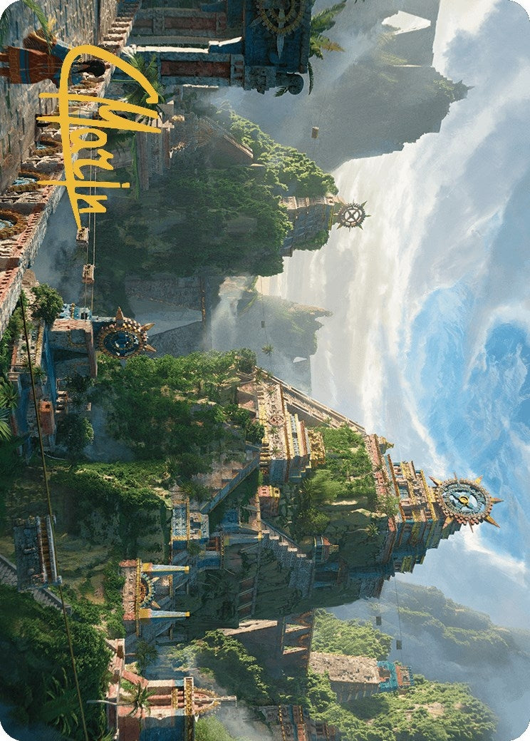 Image for Clifftop Retreat Art Card (Gold-Stamped Signature) (81) [The Lost Caverns of Ixalan] - Magic: The Gathering