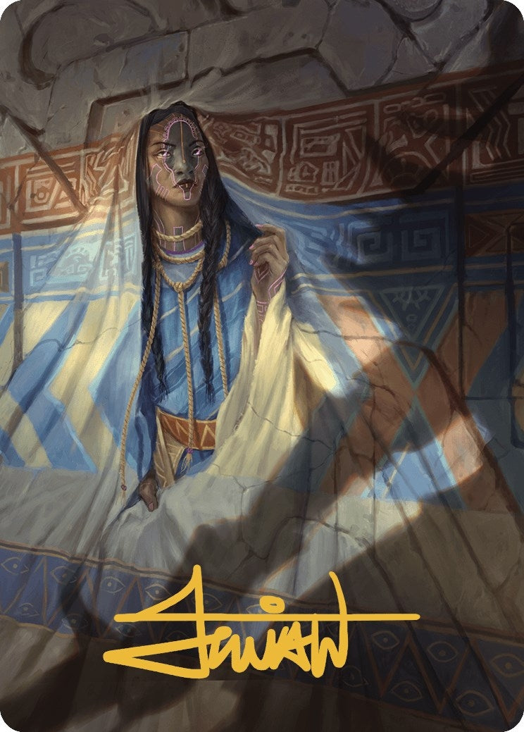 Image for Whispersilk Cloak Art Card (Gold-Stamped Signature) (80) [The Lost Caverns of Ixalan] - Magic: The Gathering