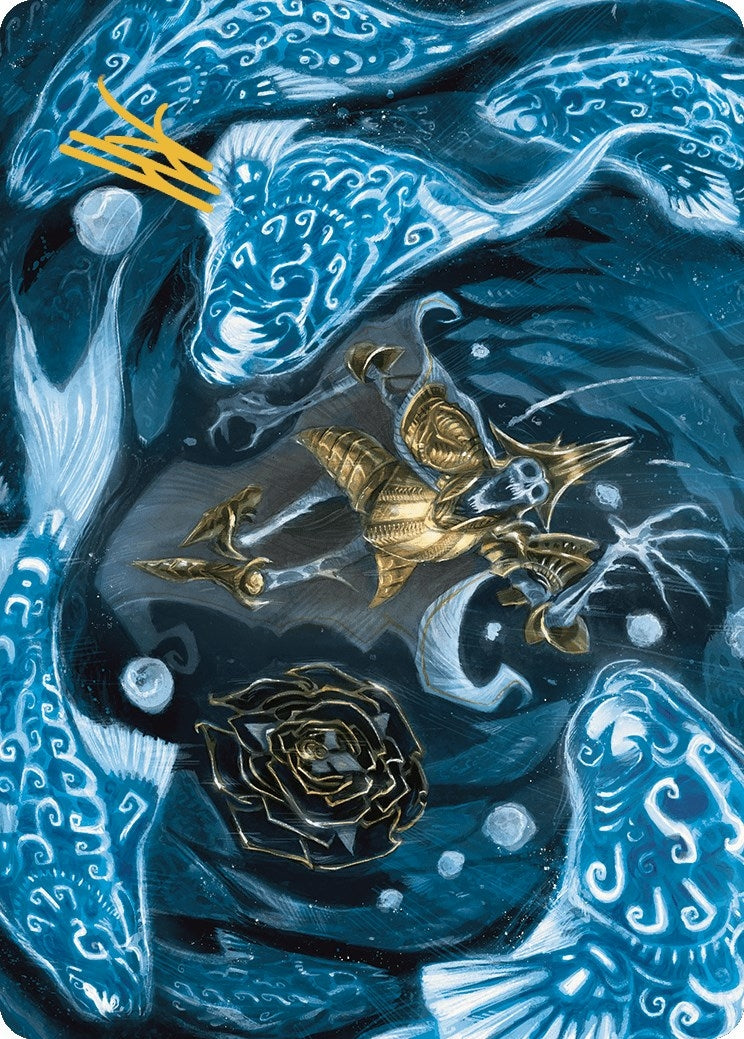 Image for Eaten by Piranhas Art Card (Gold-Stamped Signature) (11) [The Lost Caverns of Ixalan] - Magic: The Gathering
