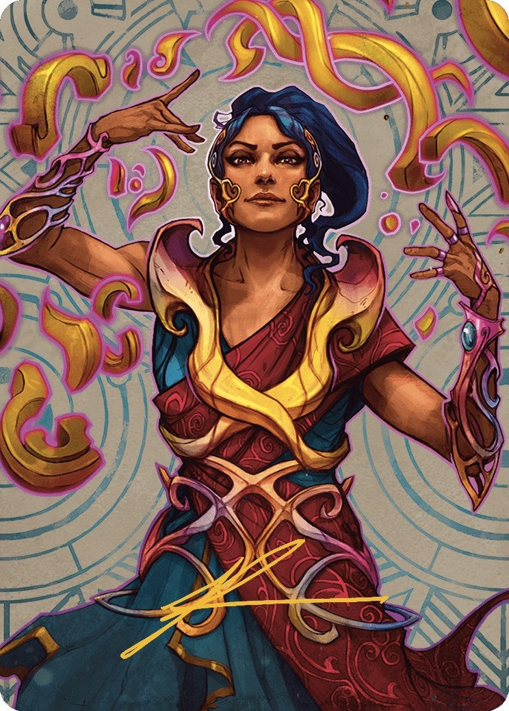 Image for Saheeli, the Sun's Brilliance Art Card (Gold-Stamped Signature) (52) [The Lost Caverns of Ixalan] - Magic: The Gathering