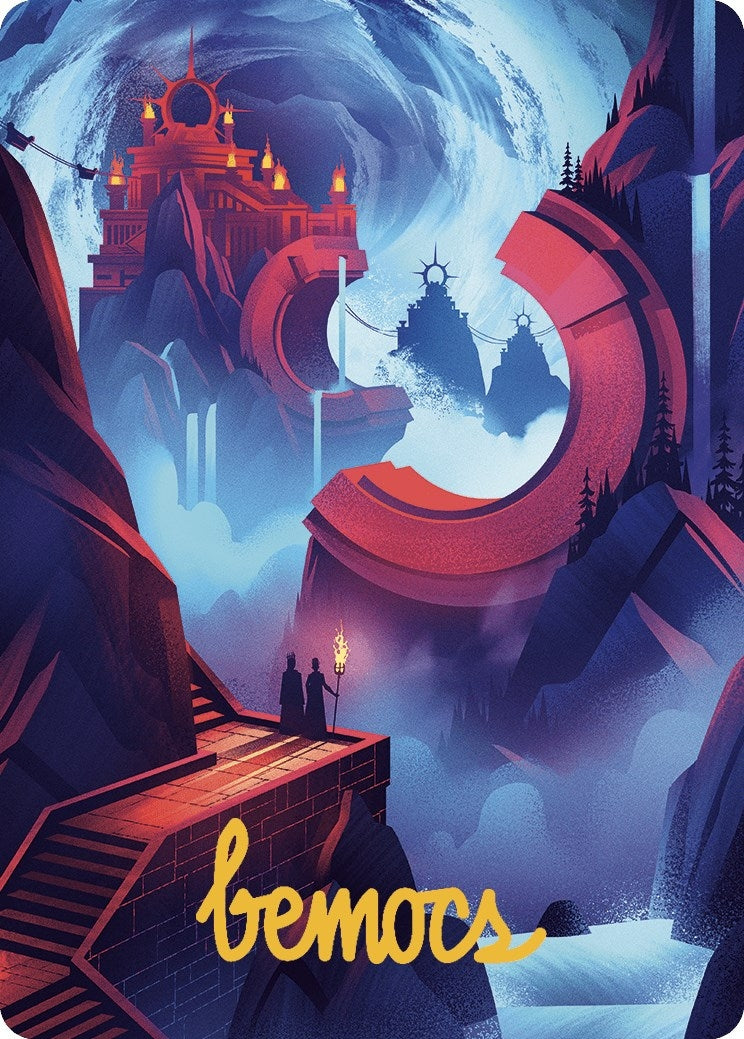 Image for Mountain Art Card (Gold-Stamped Signature) (45) [The Lost Caverns of Ixalan] - Magic: The Gathering