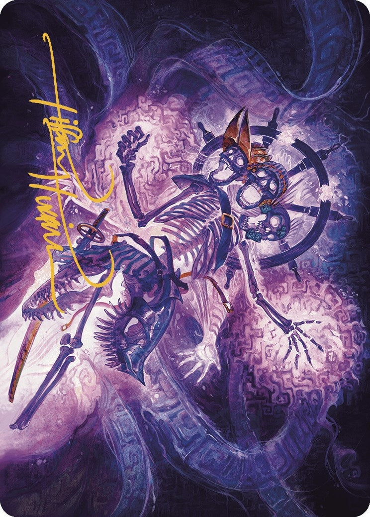 Image for The Grim Captain Art Card (Gold-Stamped Signature) (41) [The Lost Caverns of Ixalan] - Magic: The Gathering
