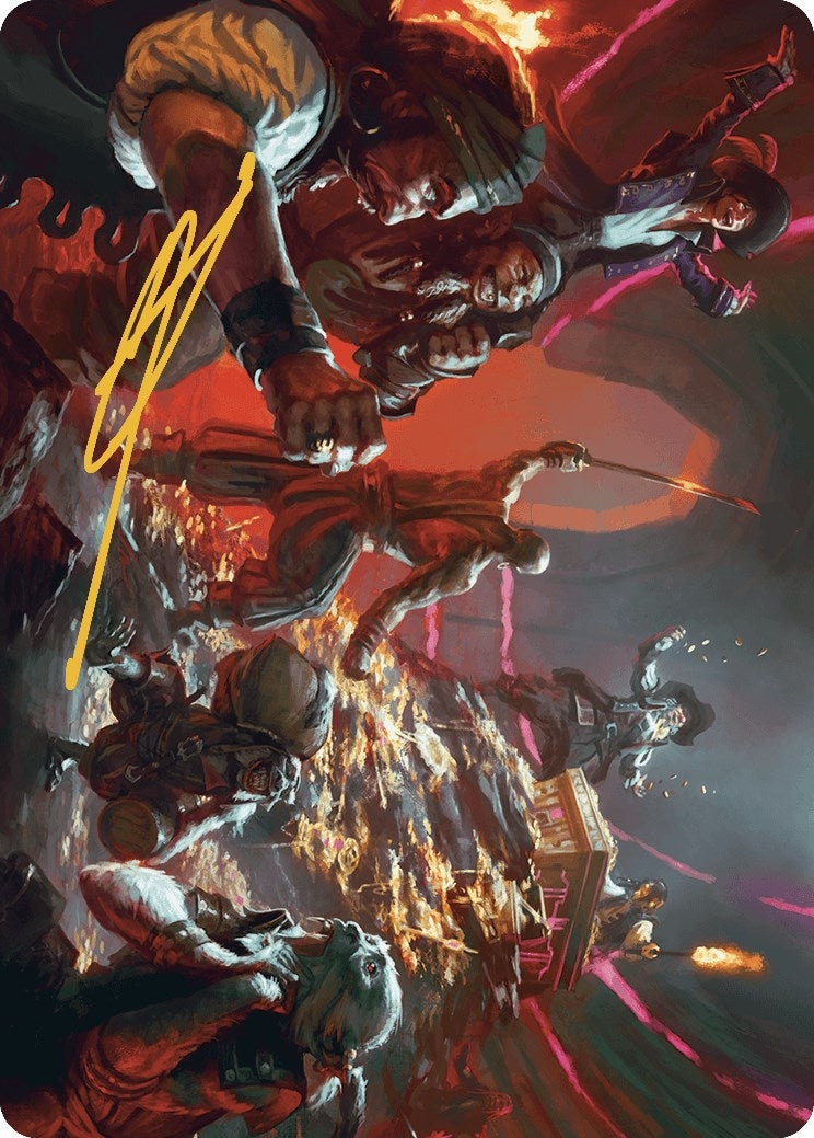Image for Hit the Mother Lode Art Card (Gold-Stamped Signature) (19) [The Lost Caverns of Ixalan] - Magic: The Gathering