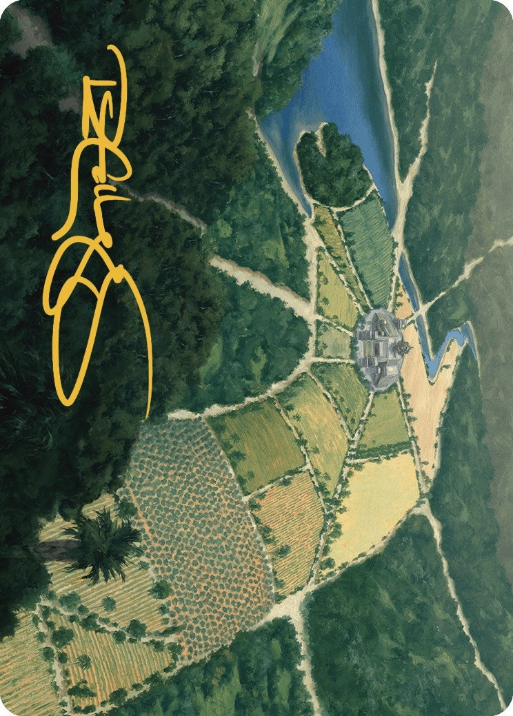 Image for Restless Prairie Art Card (Gold-Stamped Signature) (43) [The Lost Caverns of Ixalan] - Magic: The Gathering