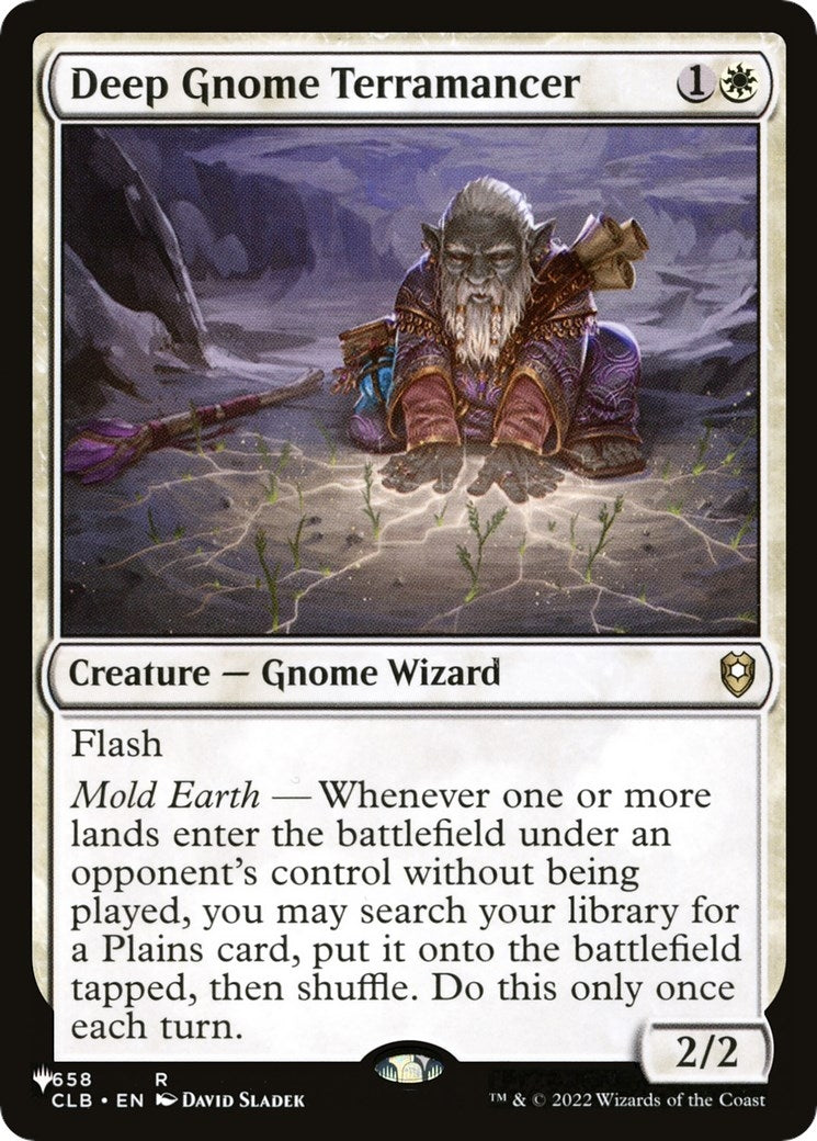 Deep Gnome Terramancer (658) [The List Reprints]