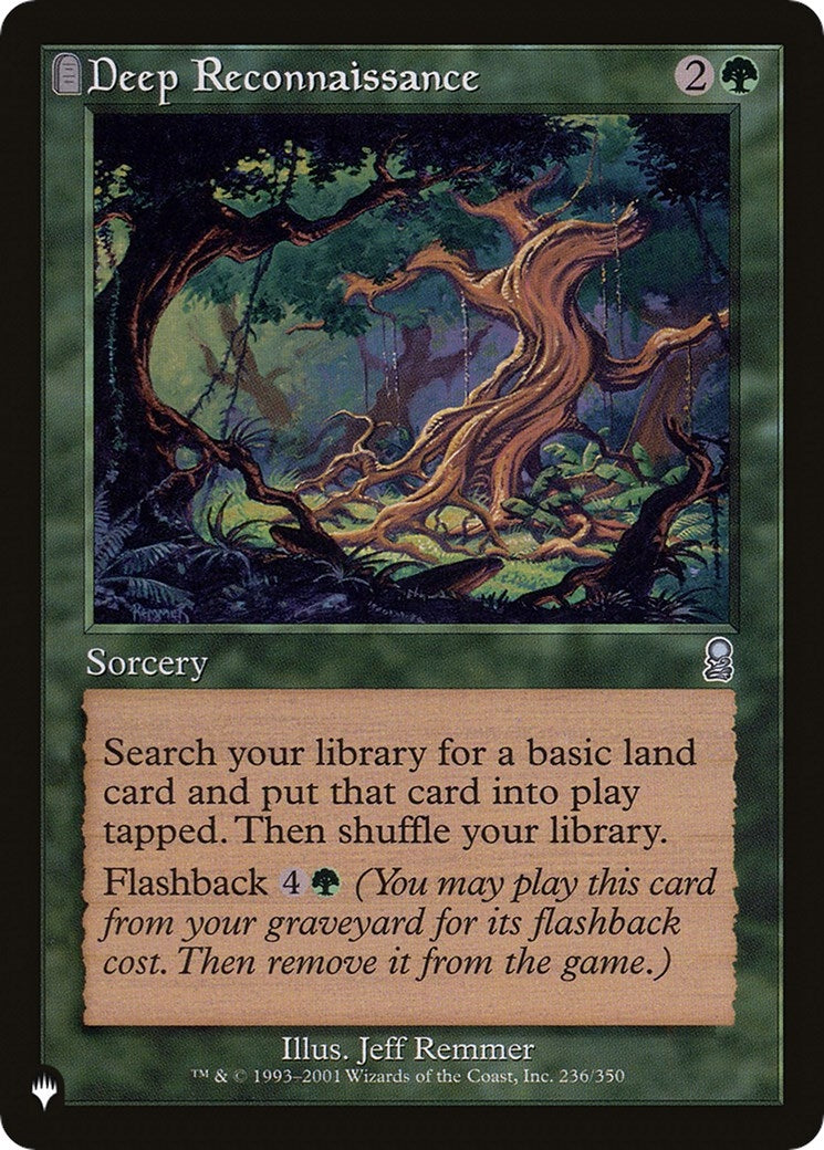 Image for Deep Reconnaissance (236/350) [The List Reprints] - Magic: The Gathering