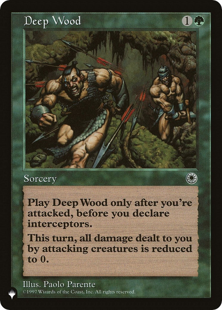 Image for Deep Wood [The List Reprints] - Magic: The Gathering