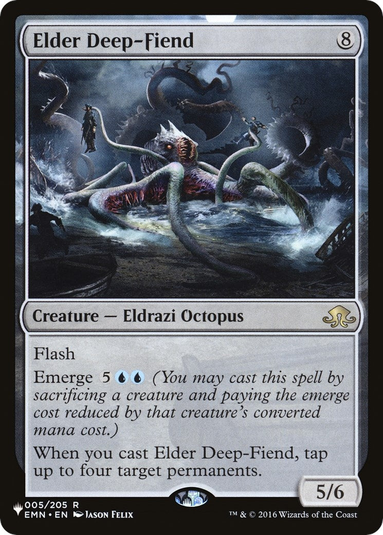 Image for Elder Deep-Fiend (005/205) [The List Reprints] - Magic: The Gathering