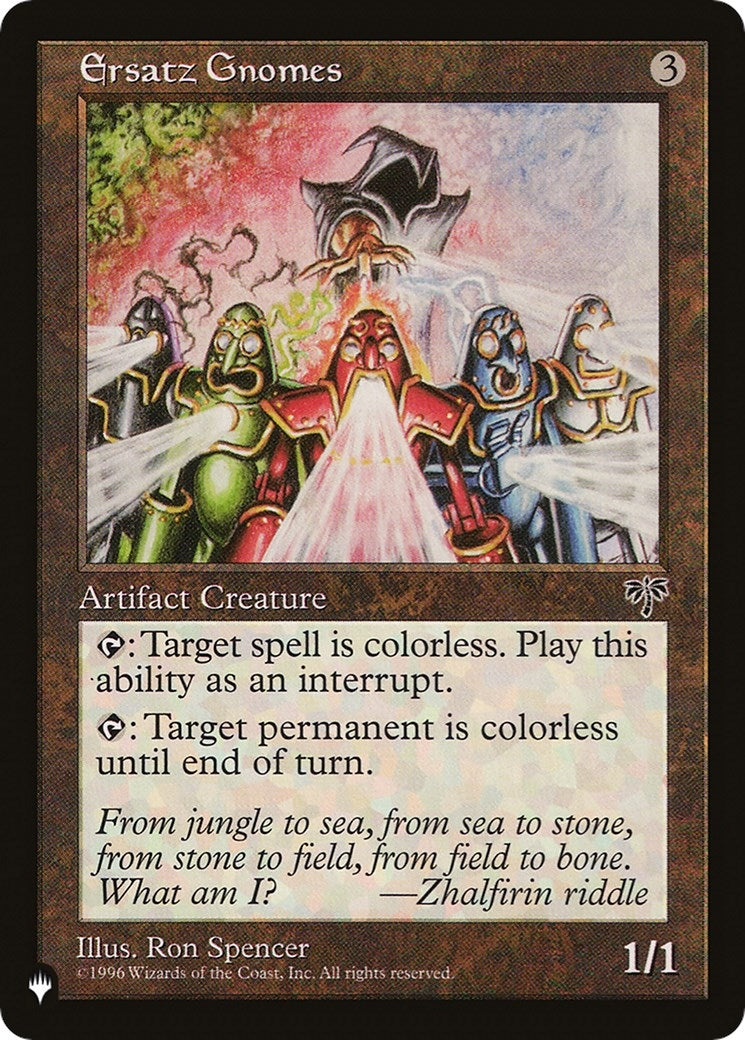 Image for Ersatz Gnomes [The List Reprints] - Magic: The Gathering