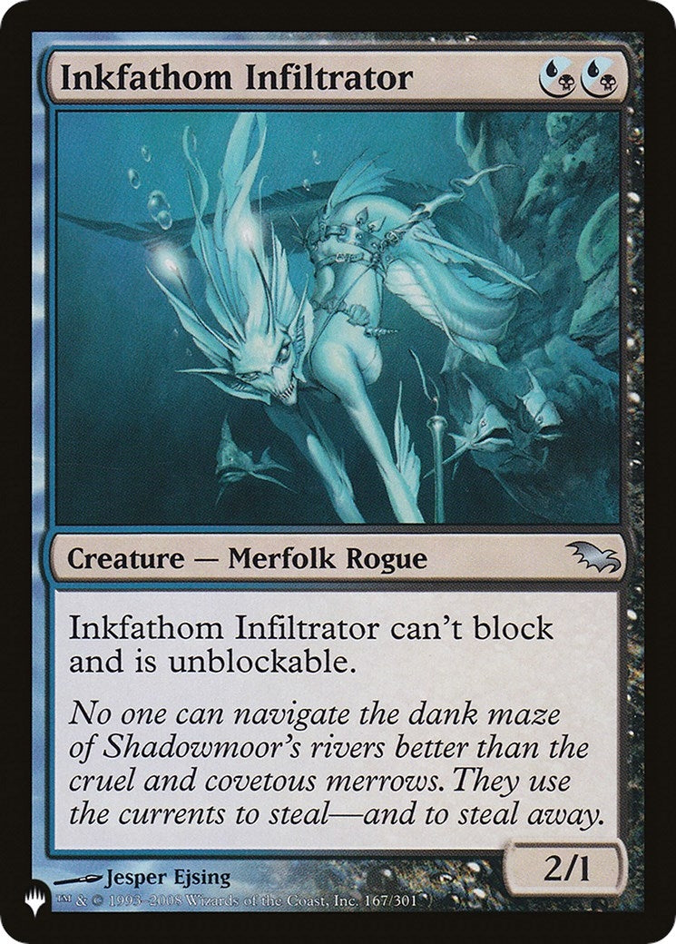 Image for Inkfathom Infiltrator (167/301) [The List Reprints] - Magic: The Gathering